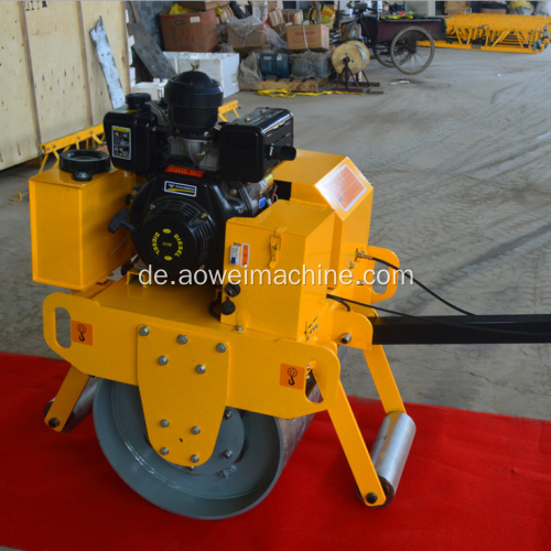 Hydraulische 500kg Mini Compactor Hand Walking Road Roller für den Bau